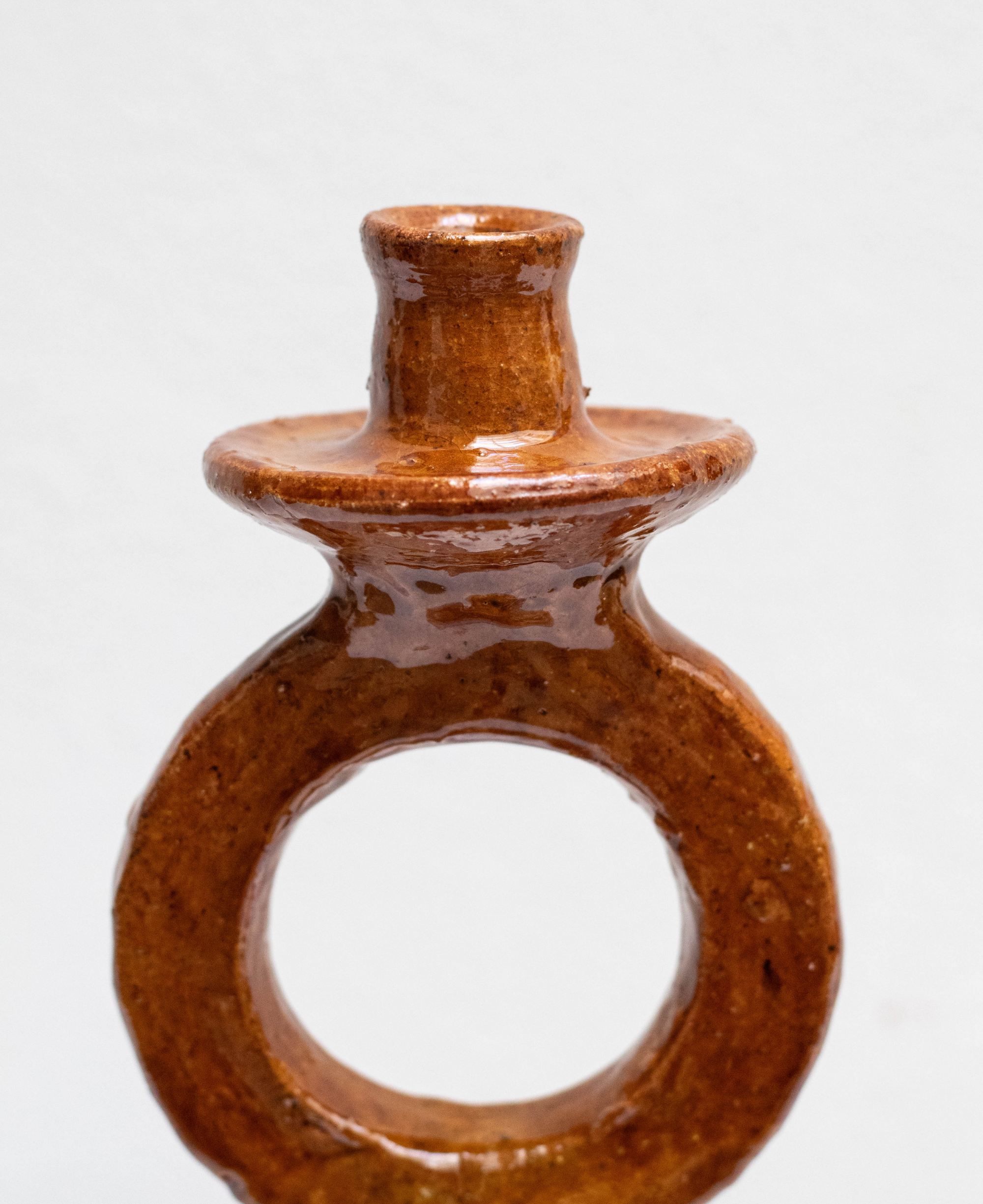 Handmade Terracotta Candle Holder