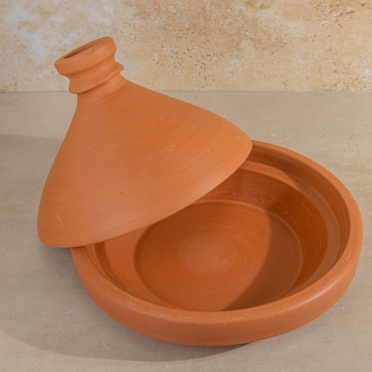 Traditional Moroccan Cooking Tagine – Unglazed Terracotta 30cm
