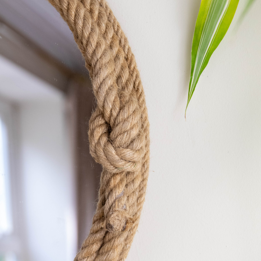 Jute Rope Coastal Mirror 