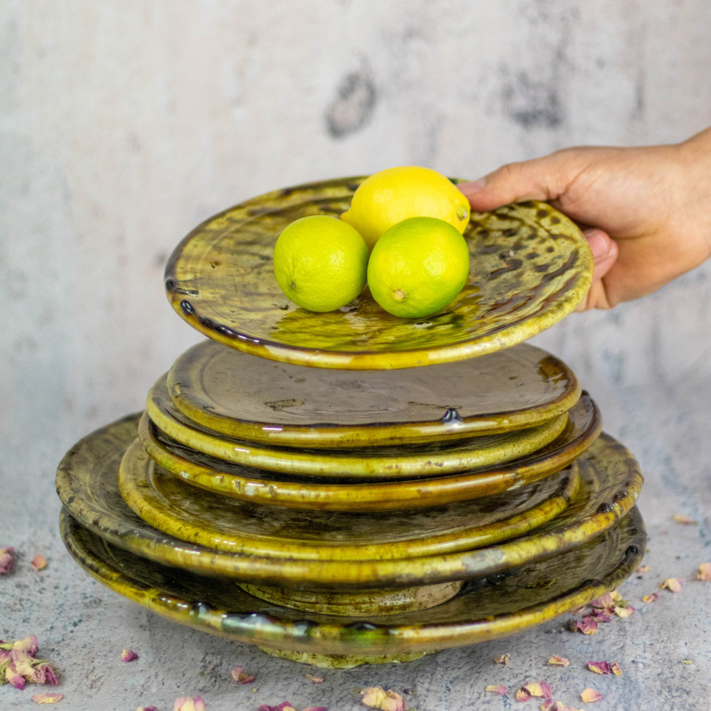 Moroccan Vintage Tamegroute Plates