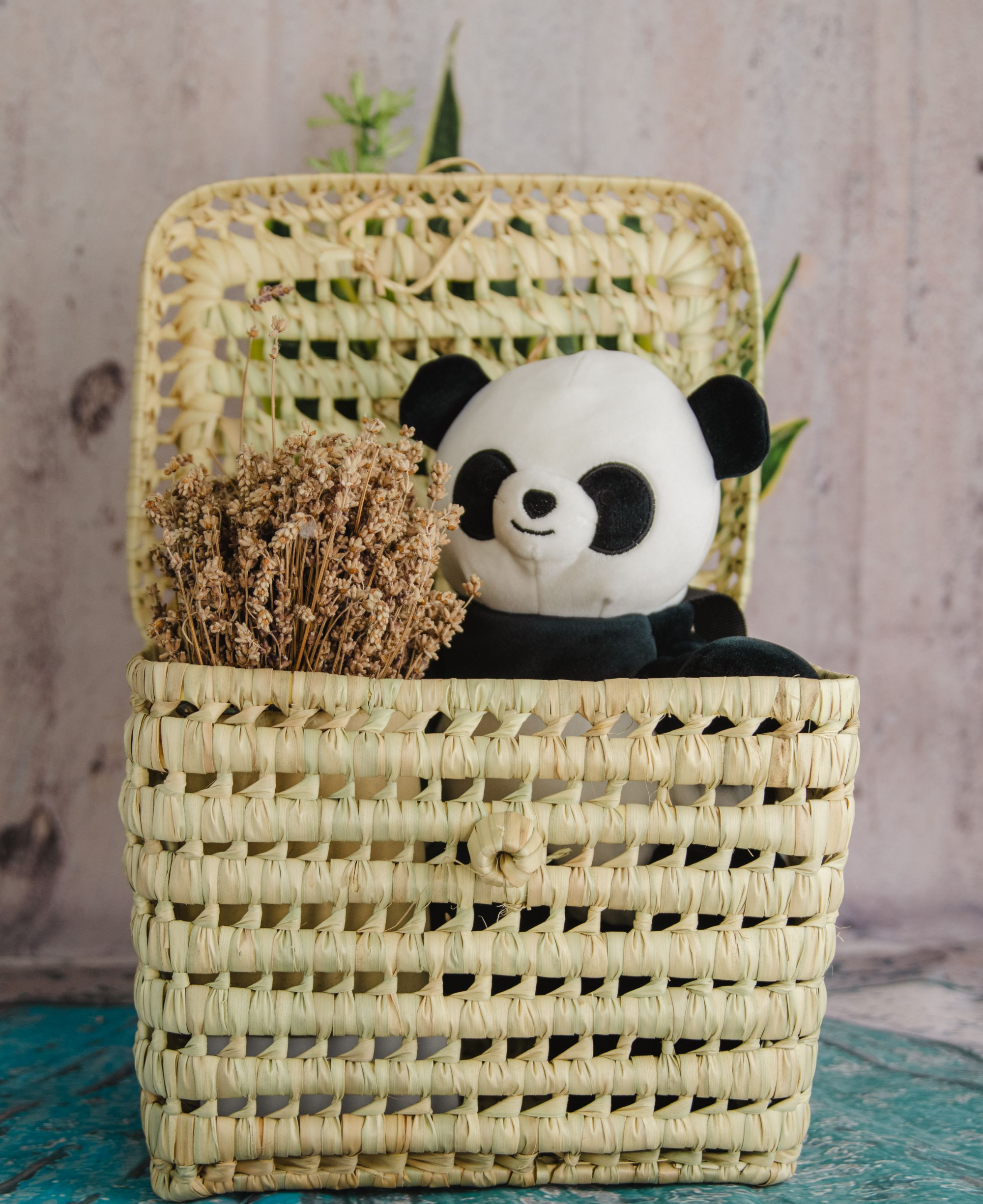 Wicker Storage Baskets - Palm Leaf Storage Chests - Handmade Rattan Basket Storage