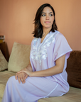 Moroccan Kaftan - Perfect for Beach, Parties & Eid - Light Purple 