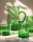 Handmade Moroccan Beldi Glass - Green