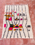 Moroccan Berber Beni Ourain Rug 