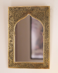 Luxe Moroccan Handcrafted Brass Mirror