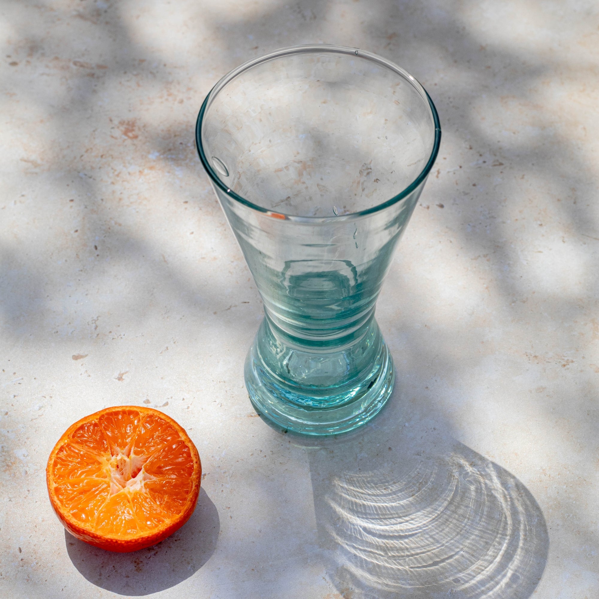 Handblown Moroccan Beldi Glass - Clear