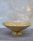 Tamegroute Yellow Ochre Pedestal Bowl