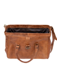 Moroccan Leather Weekender Bag