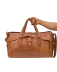 Moroccan Leather Weekender Bag