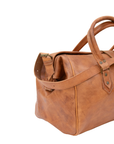 Moroccan Leather Weekender Bag