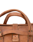 Moroccan Leather Weekender Bag