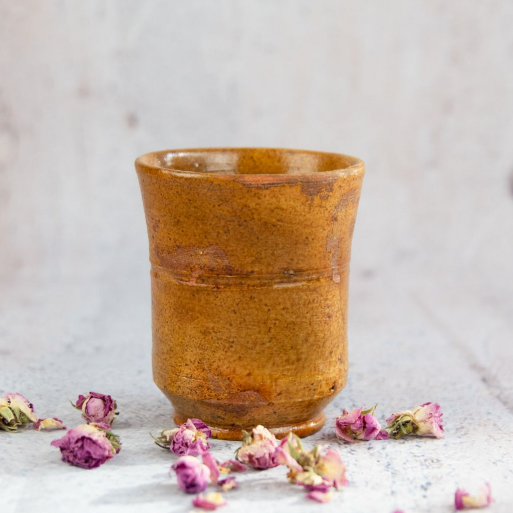 Handmade Moroccan Pottery Glazed Flower/Plant Pot