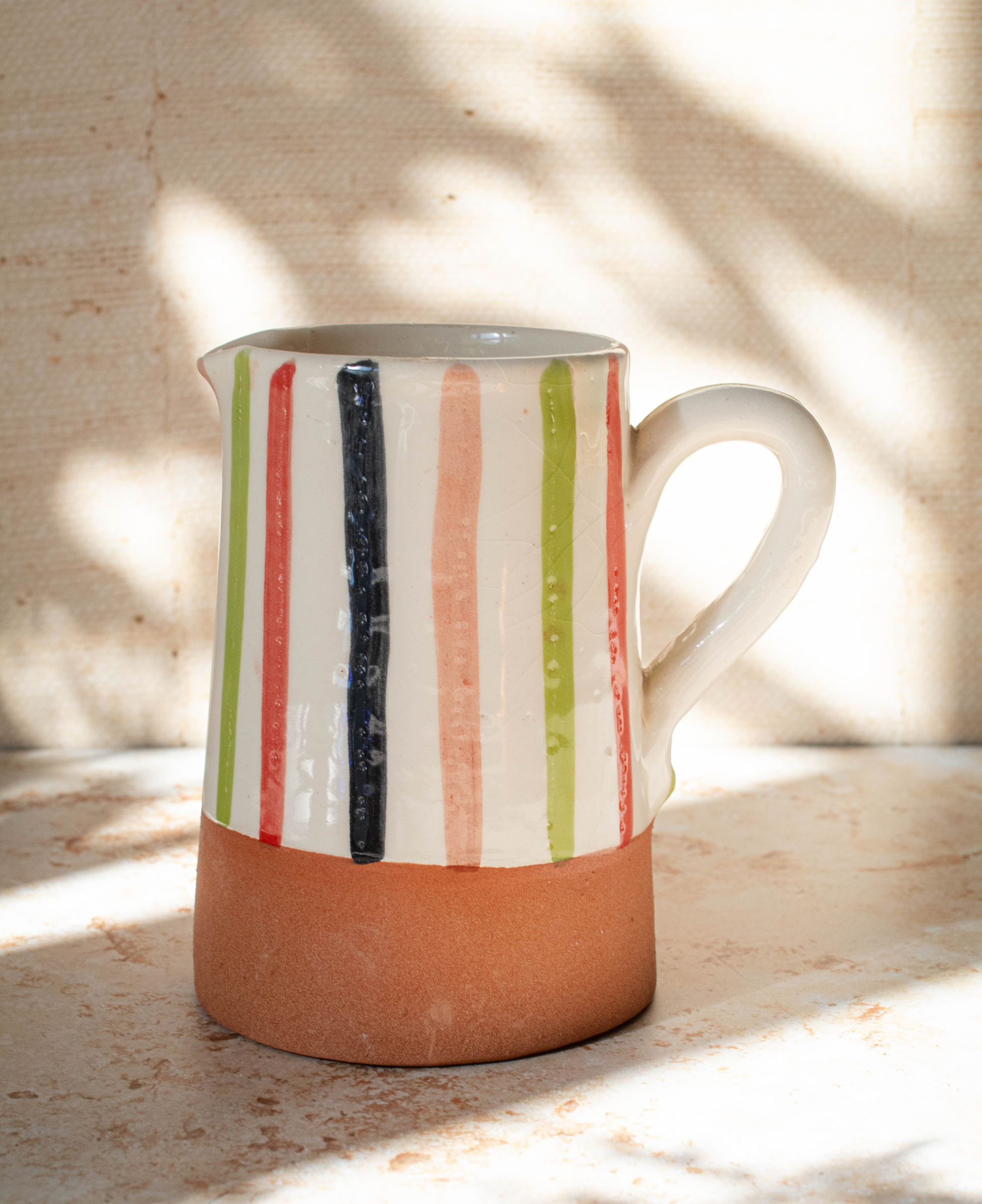 Moroccan Handmade Ceramic Jug