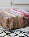 Handmade Moroccan Floor Cushions, Ottomans, and Poufs for Unique Home Décor (Fiona)