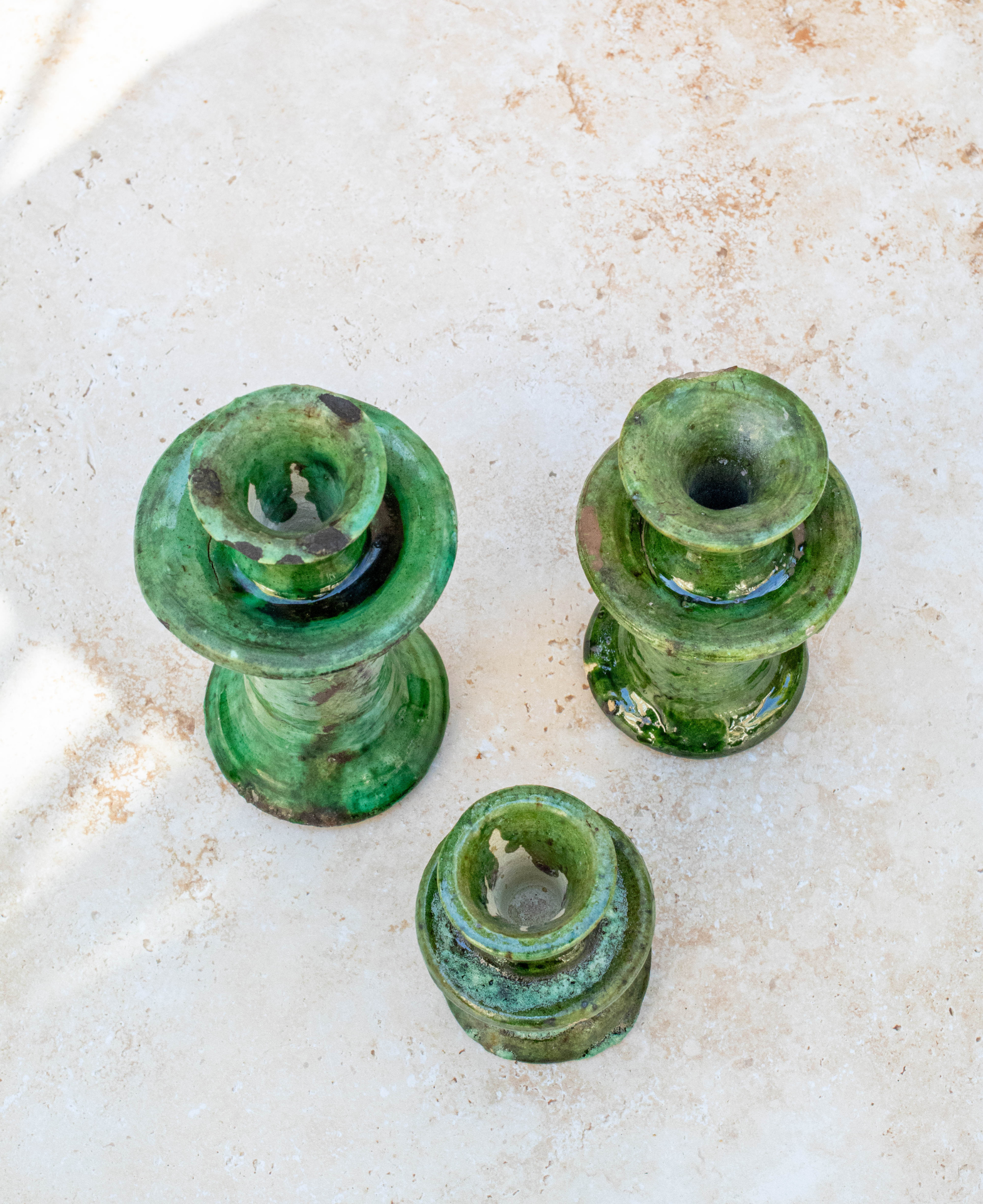 Tamegroute Green Candle Holder – 5 Sizes