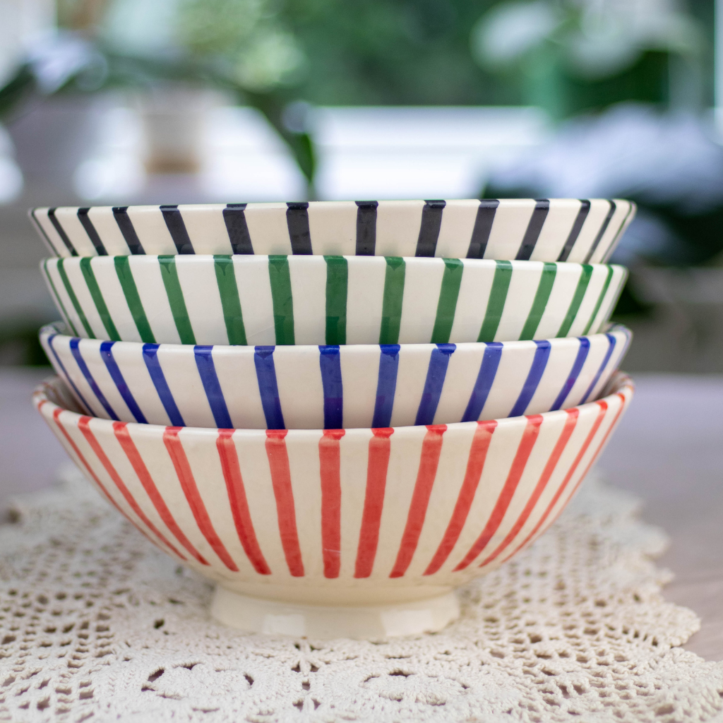 Large Handmade Moroccan Ceramic Bowls