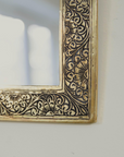 Luxe Moroccan Handcrafted Brass Mirror