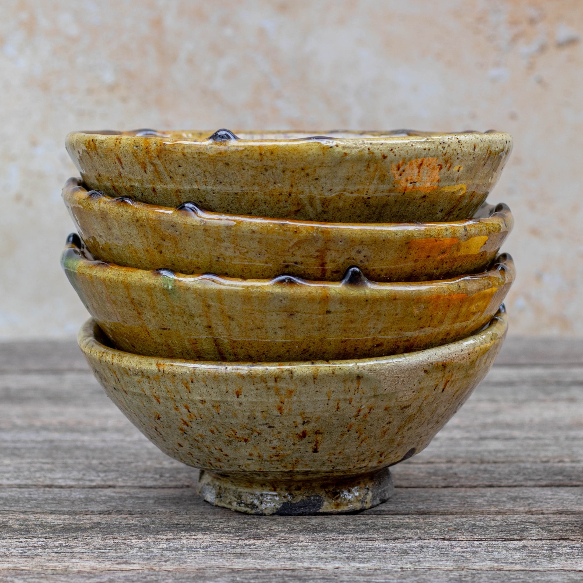 Handmade Tamegroute Bowl - Ochre