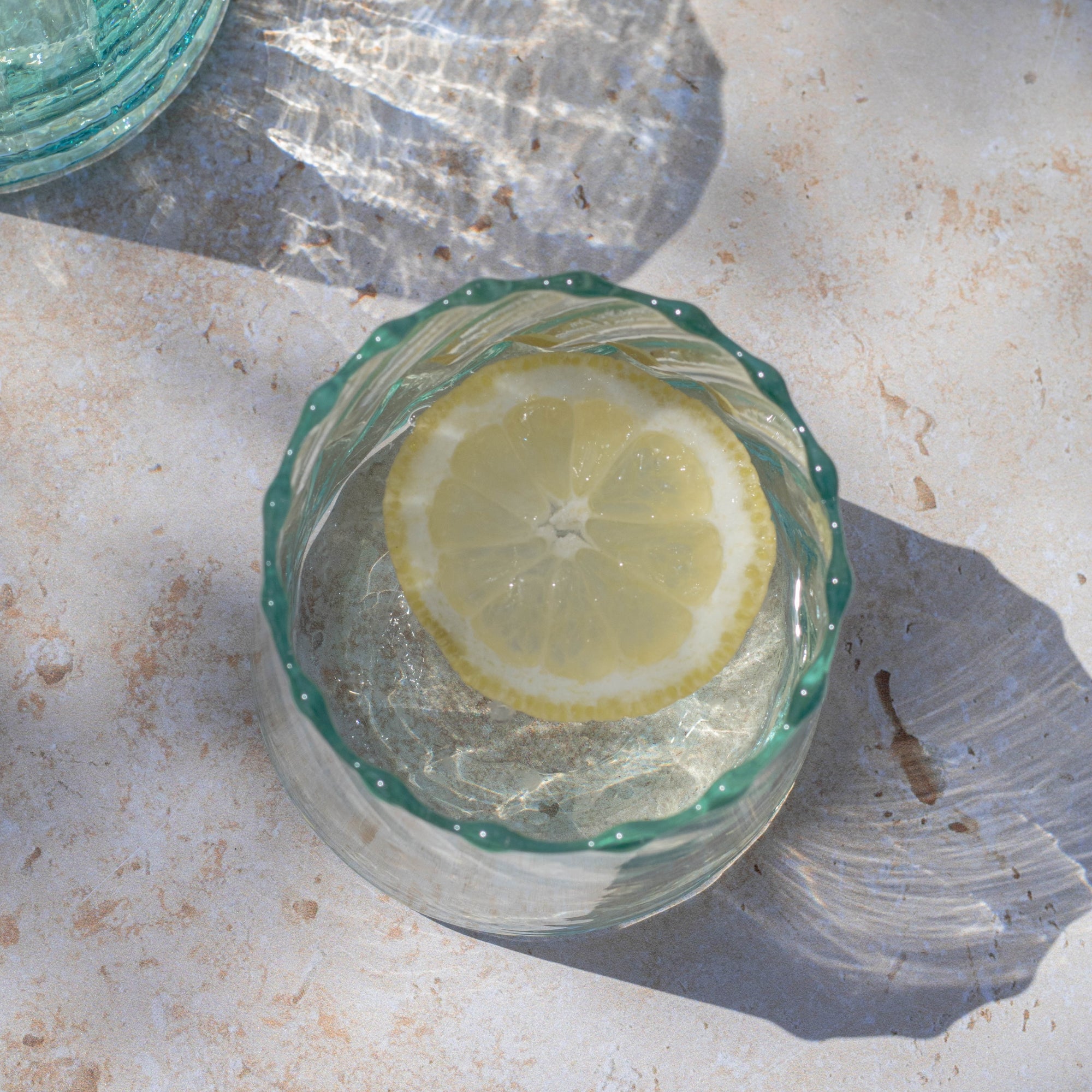 Handmade Moroccan Beldi Ridge Glass 