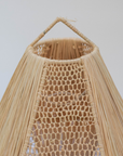 Handmade Lace Raffia Light Suspension Lampshade