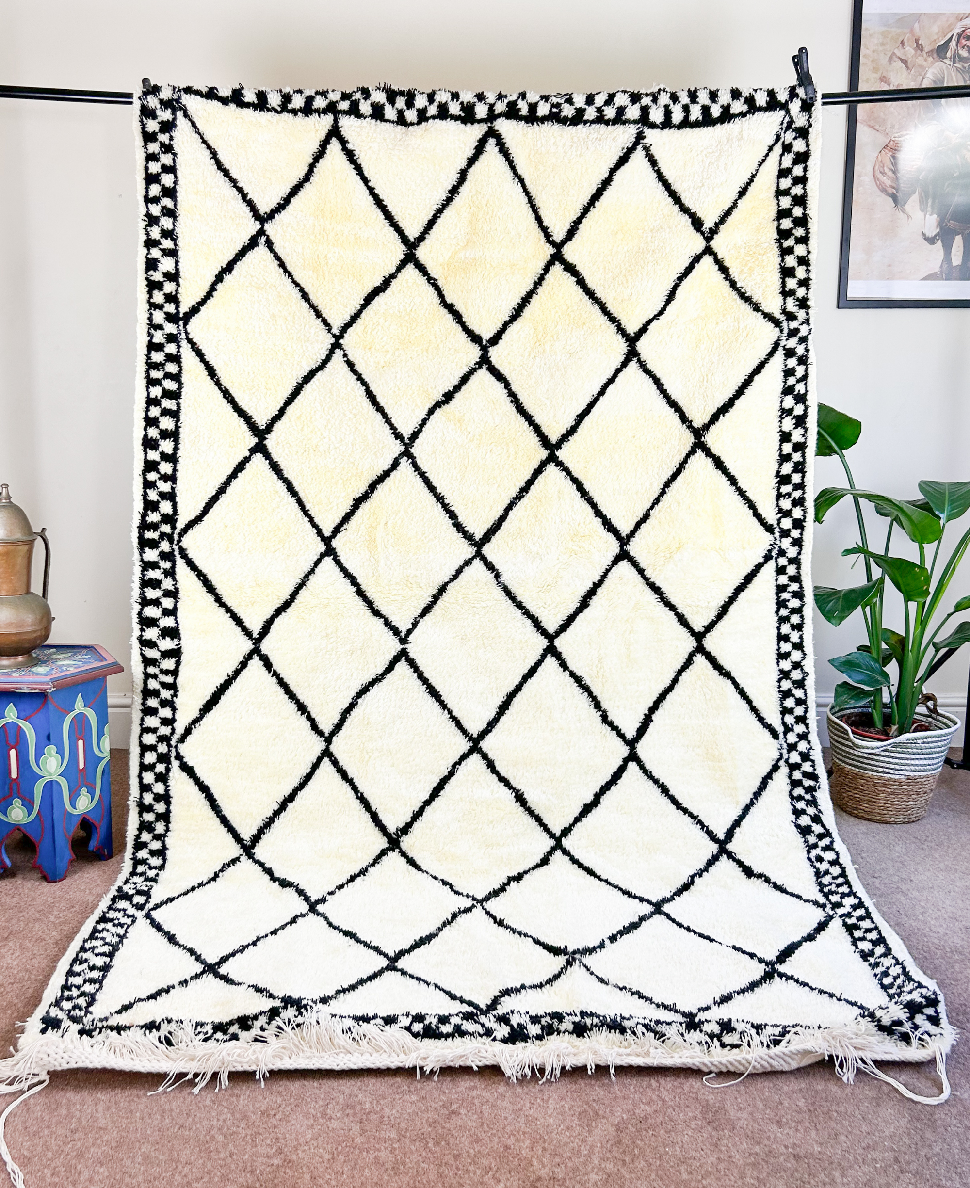 Moroccan Berber Beni Ourain 235x144cm (Ahlam)