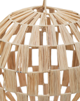 Moroccan Raffia Ball Suspension Light Lampshade