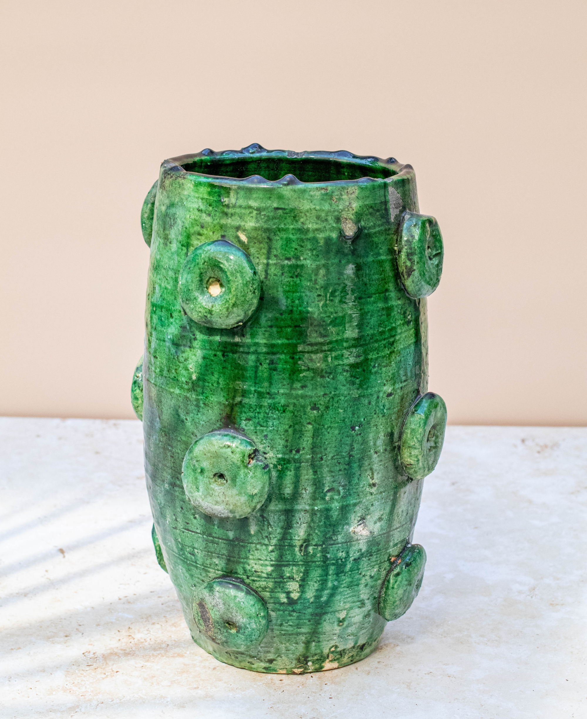 Handmade Moroccan Tamegroute Vase