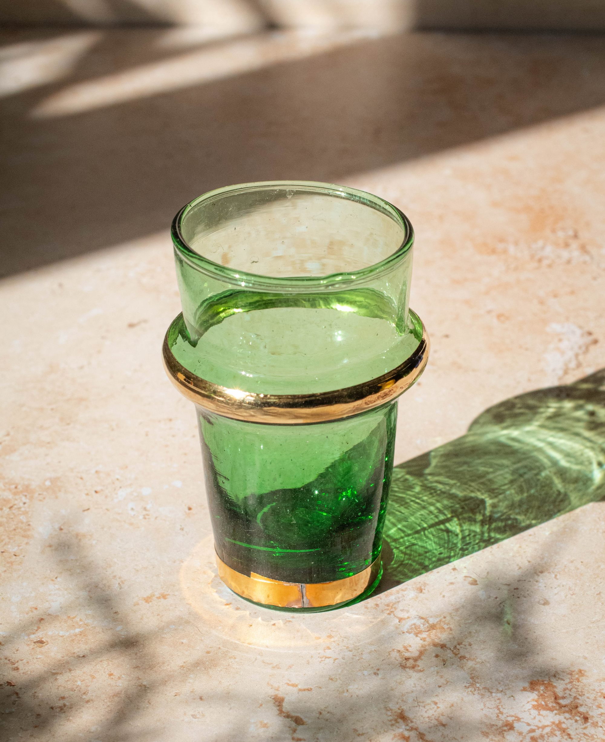 Recycled Moroccan Beldi Tea Glasses Set