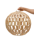 Moroccan Raffia Ball Suspension Light Lampshade