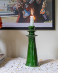 Handmade Moroccan Vintage Tamegroute Candlestick Holder