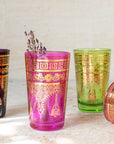Handcrafted Moroccan Tea Glasses Set