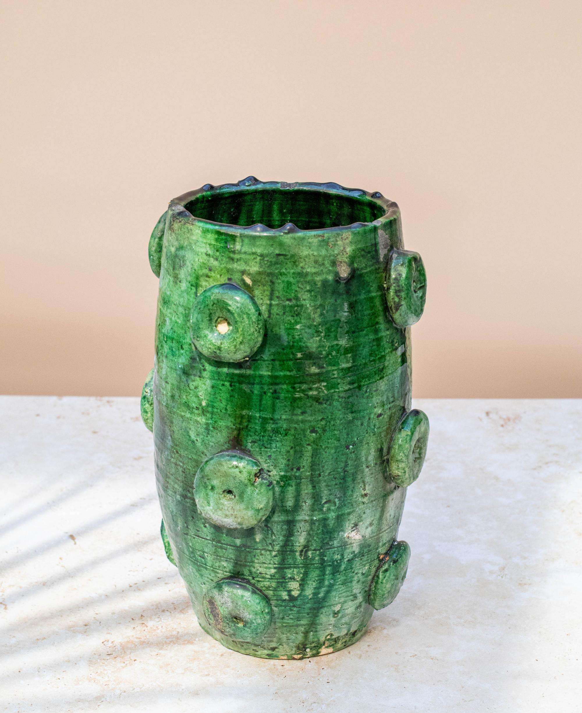 Handmade Moroccan Tamegroute Vase