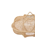 Boho-Chic Moroccan Raffia Suspension Ball Ceiling Pendant Light