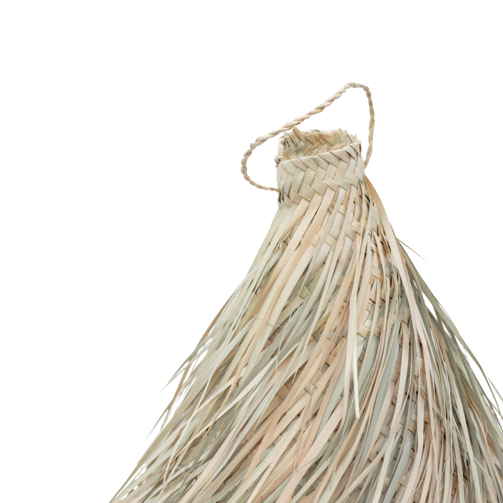 Boho Chic Natural Fiber Straw Suspension Pendant Light