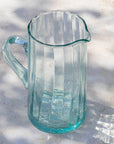 Beldi Water Jug – Handmade Moroccan Mouth-Blown Recycled Glass – 1L
