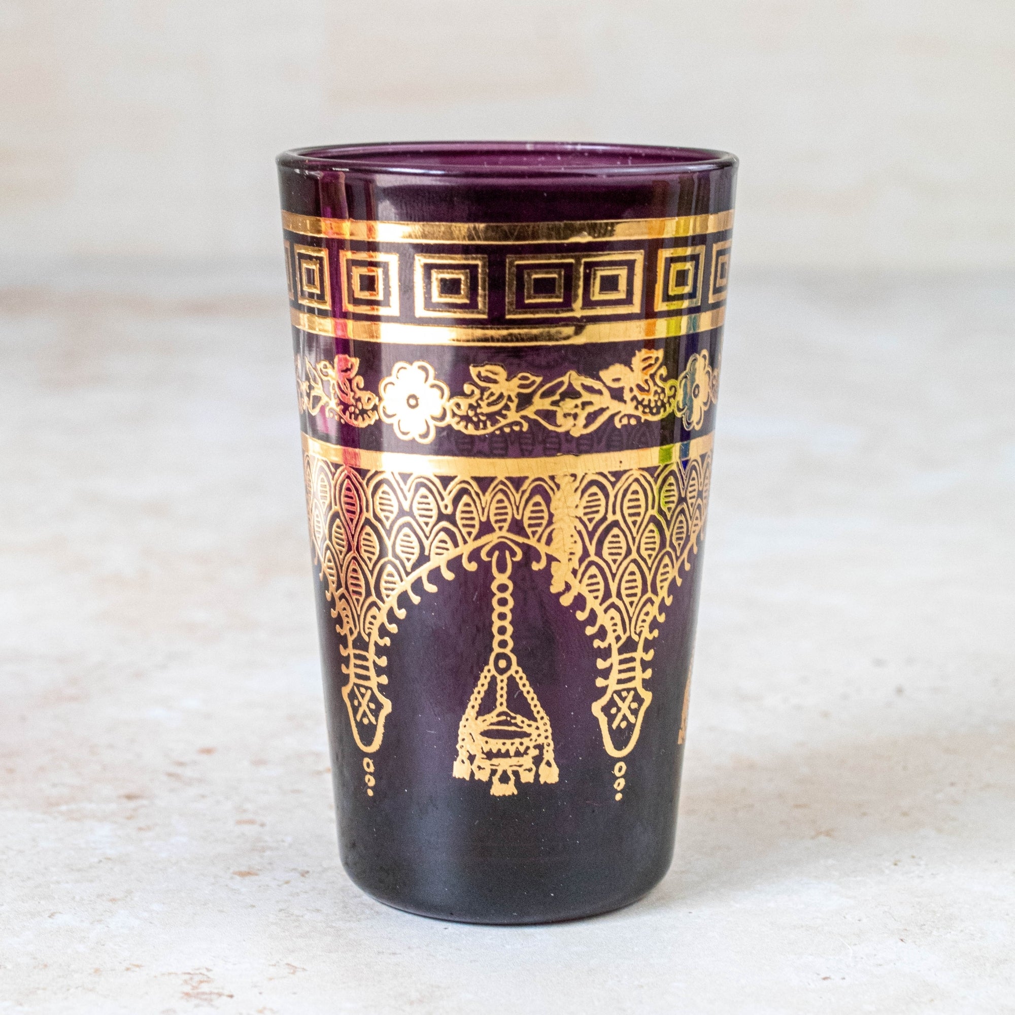 Handcrafted Moroccan Tea Glasses Set