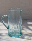 Beldi Water Jug – Handmade Moroccan Mouth-Blown Recycled Glass – 1L