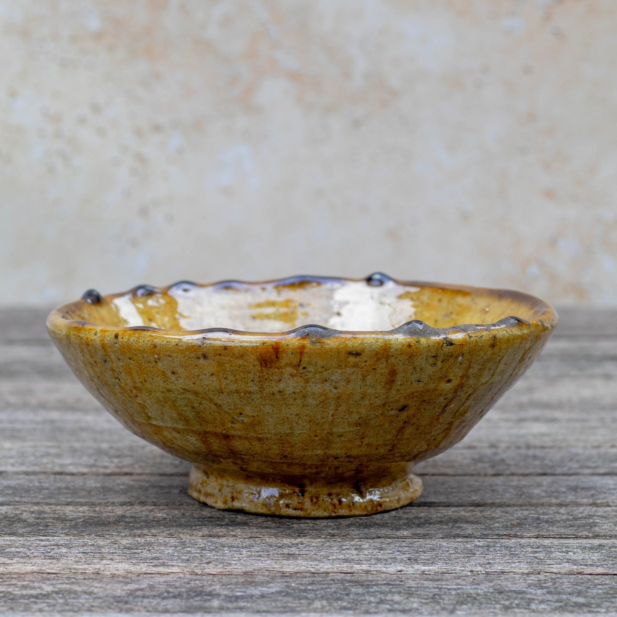 Handmade Tamegroute Bowl - Ochre
