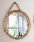 Jute Rope Coastal Mirror 