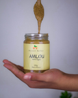 Organic Pure Amlou with Argan Oil, Almonds, and Honey - Amlou 100% Natural - Moroccan Amlou Almond with Argan Oil and Honey 250g