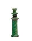 Handmade Moroccan Vintage Tamegroute Shaded Green Candlestick Set of 3