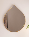 Moroccan Handcrafted Brass Mirror - Water Drop