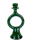 Tamegroute Shaded Green Candlestick Holder