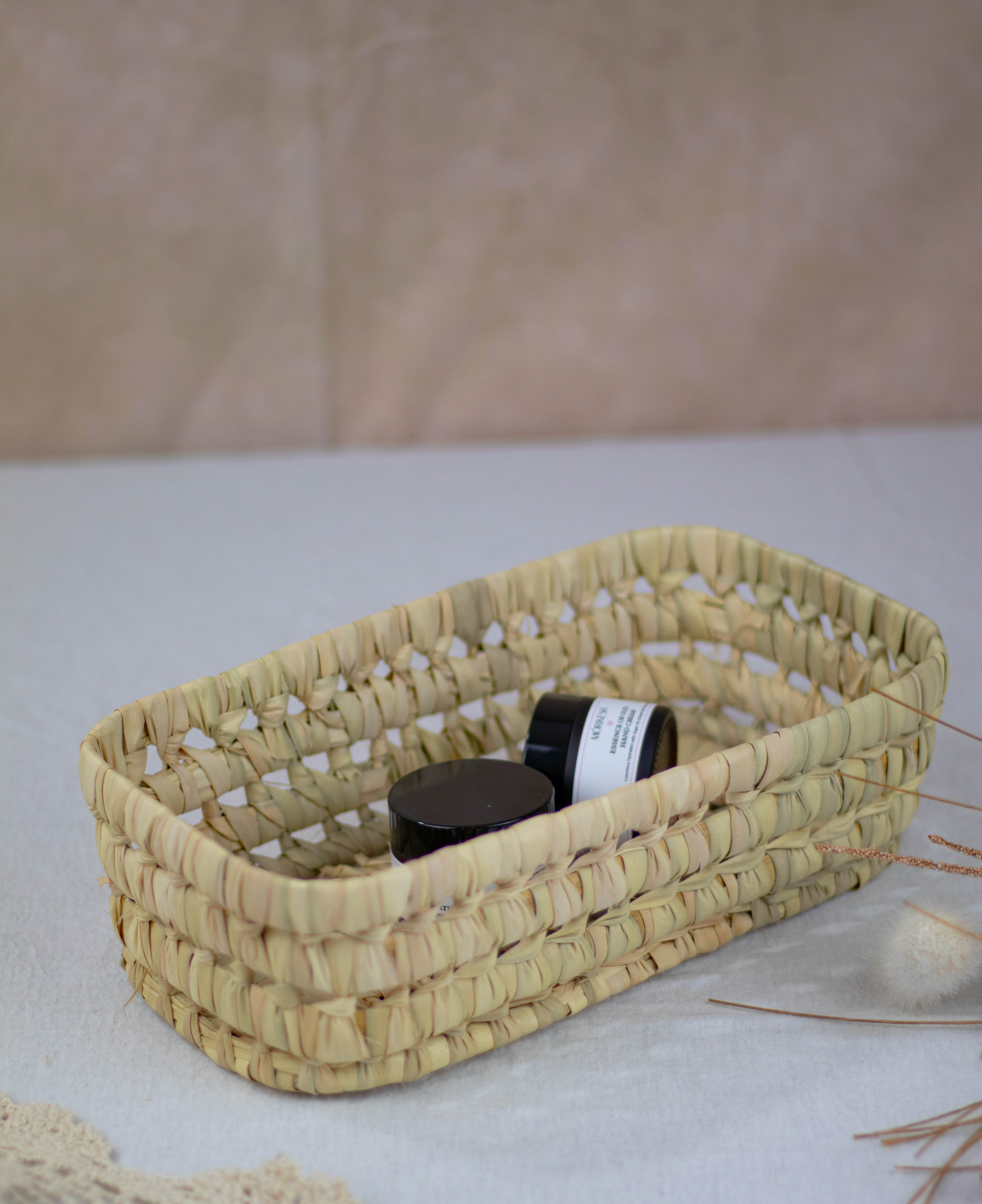 Handwoven Wicker Tray/Basket – Maison Berber