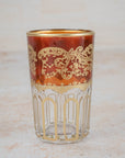 Moroccan Tea Glasses – Multicolour Gold Set of 6
