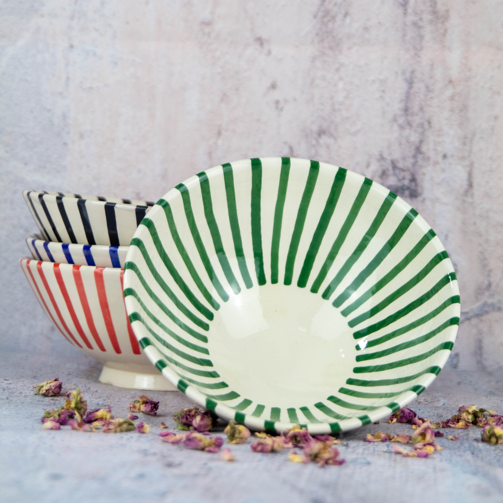 Large Handmade Moroccan Ceramic Bowls