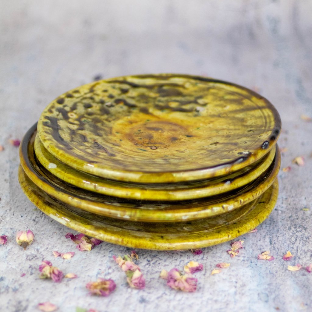 Moroccan Vintage Tamegroute Plates