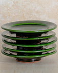 Handmade Ceramic Serving Plate - Green
