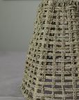 Handmade Moroccan Wicker Pendant Light - Doum Suspension Lampshade - Boho Chic, Natural Fiber, Ceiling Lamp Pendant