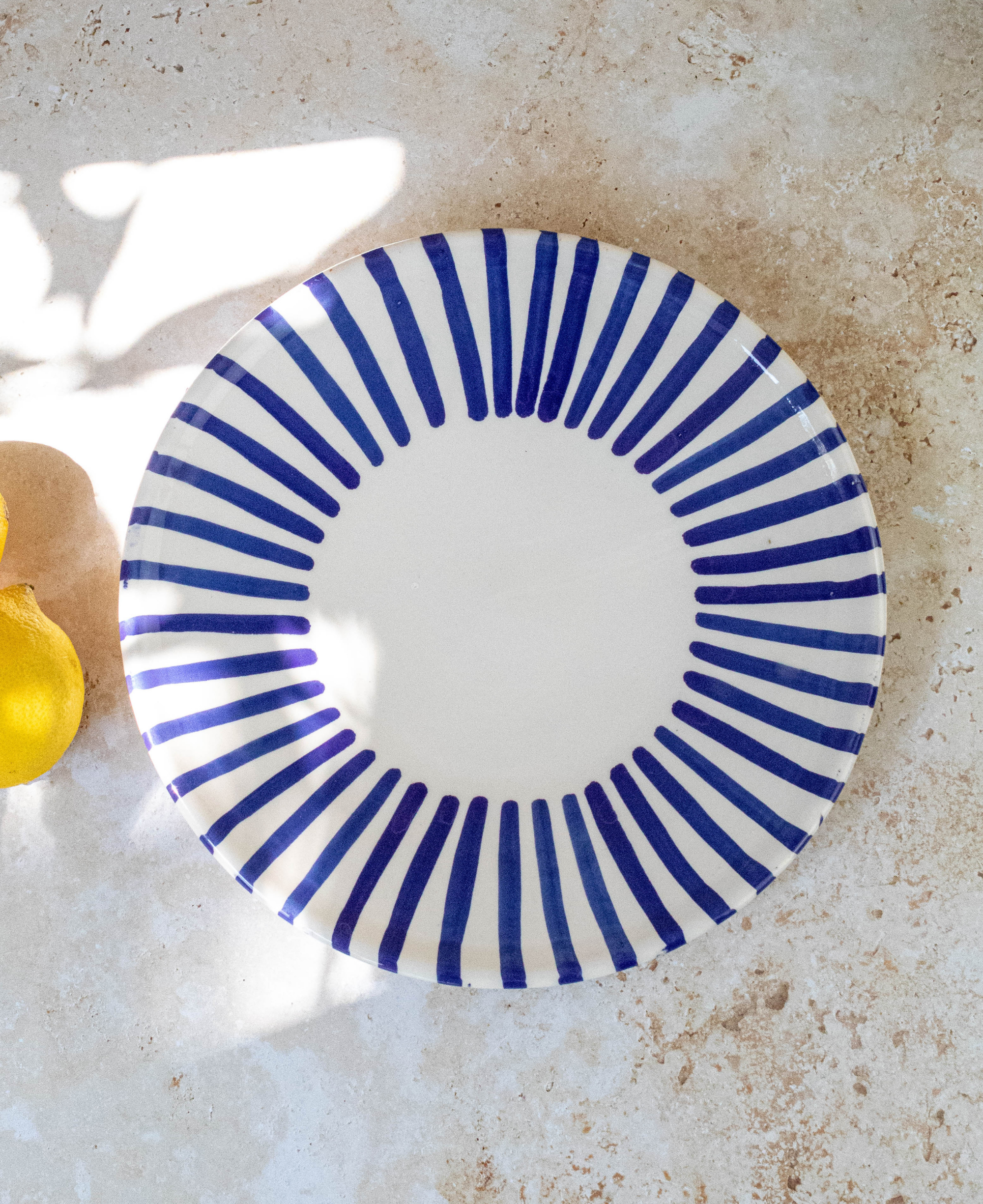 Handmade Moroccan Ceramic Dinnerware Plates